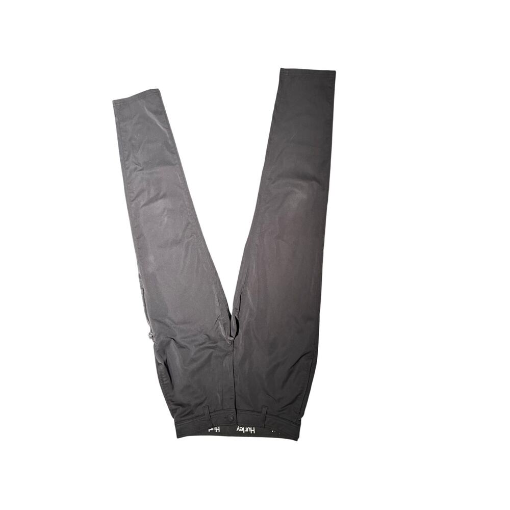 Hurley Men's Jet Set Tech Pants Black Stretch Performance Golf Zip Pocket 30x32